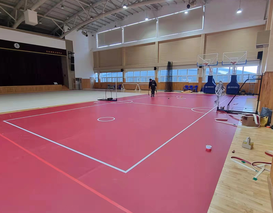 运动训练中心  藤球馆地板铺装工程